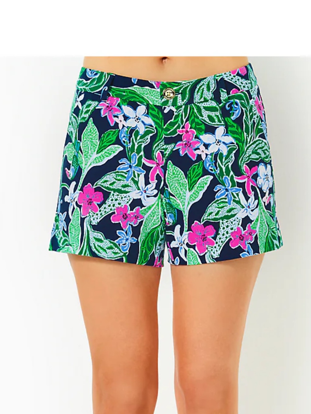 NWT Lilly Pulitzer CALLAHAN KNIT SHORT in MULTI UNTAMED sz 8